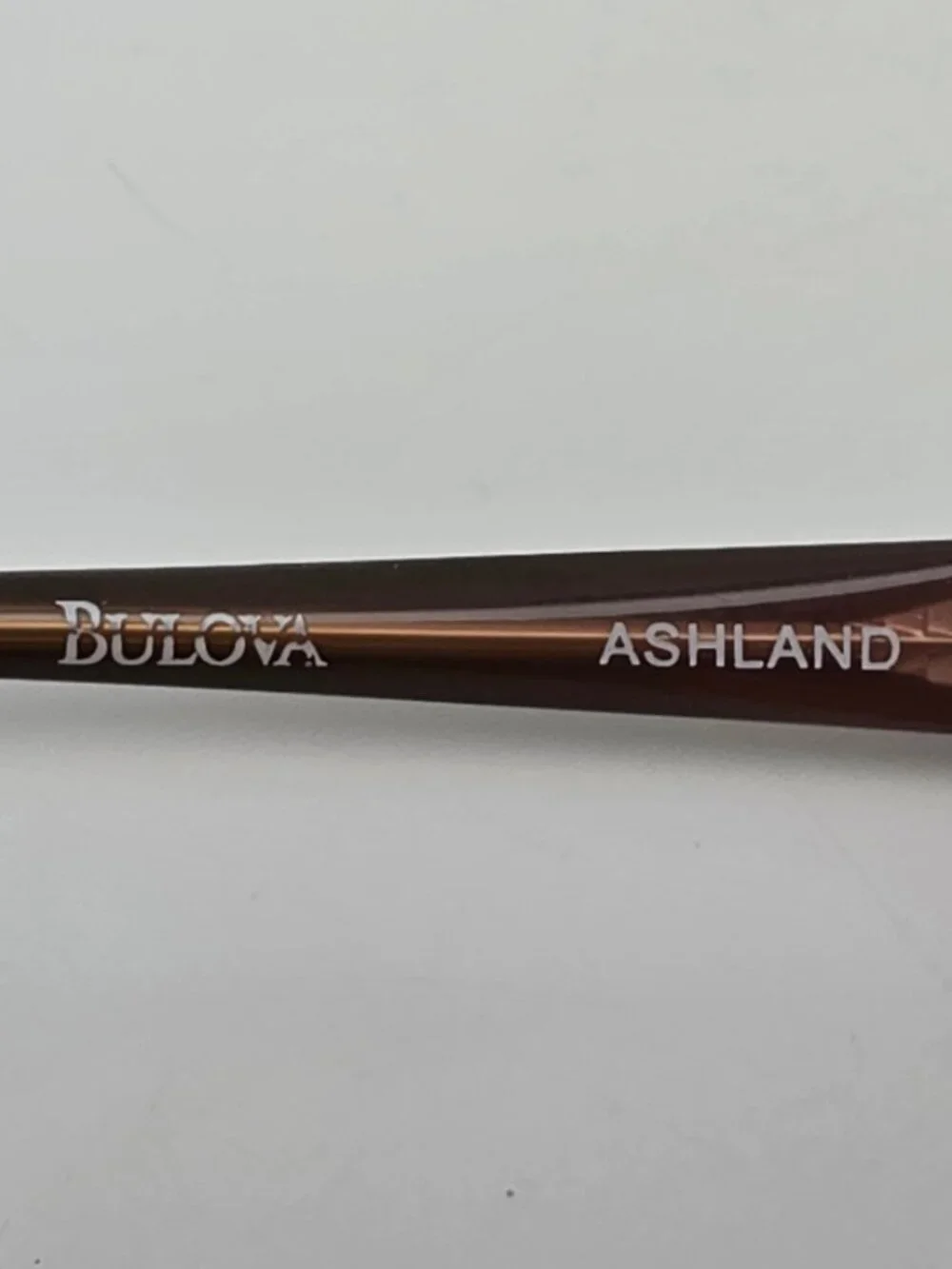 Bulova Ashland Havana Rose Cat Eye Eyeglasses Frame w/ Flexhinge and Case 53mm